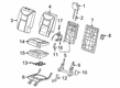 Cadillac XT6 Seat Covers Diagram - 84634981