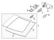 Cadillac ATS Windshield Diagram - 84360933
