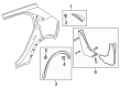 Buick Envision Mud Flaps Diagram - 84559710