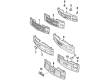 Chevy Blazer Grille Diagram - 15615110