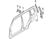 Chevy Tracker Fuel Door Diagram - 30012267