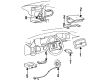 Cadillac Air Bag Sensor Diagram - 16165049