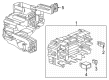 Cadillac Relay Block Diagram - 85131693