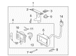 Oldsmobile Fog Light Lens Diagram - 16523730