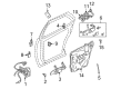 Saturn Interior Door Handle Diagram - 25749401