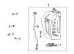 GMC Yukon XL Light Socket Diagram - 84548855