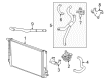 Cadillac CT6 Cooling Hose Diagram - 23482941
