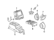 Chevy Silverado 3500 HD Subwoofer Diagram - 15902129