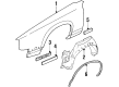 Oldsmobile Fender Diagram - 22534075