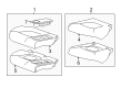 Chevy Spark Seat Covers Diagram - 95090654