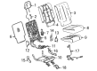 Cadillac ESCALADE IQ Seat Covers Diagram - 85097727