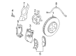 Cadillac STS Brake Caliper Diagram - 19207442