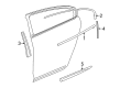 Buick LaCrosse Door Moldings Diagram - 20912196
