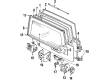Chevy Tracker Exterior Door Handle Diagram - 30017883