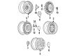 Cadillac Lug Nuts Diagram - 10017687