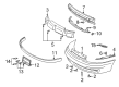 Saturn LW300 Bumper Cover Diagram - 21019621