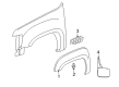 Chevy Mud Flaps Diagram - 19213393