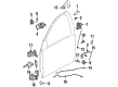 Saturn SW1 Interior Door Handle Diagram - 21098511
