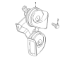 Cadillac SRX Horn Diagram - 84501932