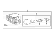 Chevy Traverse Limited TPMS Sensor Diagram - 13540606