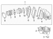 Chevy Impala Air Filter Diagram - 10350737