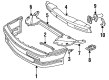 Chevy Beretta Air Deflector Diagram - 22576427