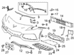 Chevy Corvette Bumper Cover Diagram - 84449064