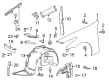 Cadillac Air Deflector Diagram - 23187171