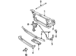 Cadillac Radiator Support Diagram - 88955750