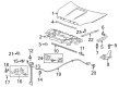 GMC Acadia Limited Hood Diagram - 22756991