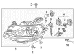 Chevy Camaro Headlight Diagram - 84244102