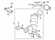 Cadillac CT6 Catalytic Converter Diagram - 55495048