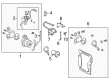 Pontiac Ride Height Sensor Diagram - 22212796