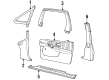 Oldsmobile Silhouette Door Moldings Diagram - 10257742