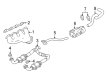 Chevy Suburban 1500 Catalytic Converter Diagram - 19418928