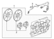 Buick LaCrosse Fan Motor Diagram - 84000792