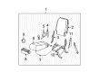 Chevy Avalanche 2500 Seat Covers Diagram - 89044817