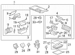 GMC Hummer EV SUV Automatic Transmission Shift Levers Diagram - 86511533