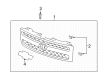 Chevy Grille Diagram - 25825521