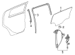 Chevy Spark EV Window Regulator Diagram - 95211438