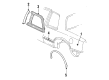 Oldsmobile Toronado Door Moldings Diagram - 20667807