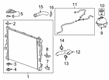 Cadillac XT4 Radiator Diagram - 85141935