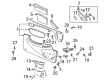 Oldsmobile Power Window Switch Diagram - 19244692