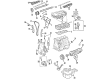 Pontiac Vibe Timing Cover Gasket Diagram - 88969519