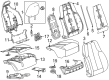 Cadillac OPTIQ Seat Covers Diagram - 85796802