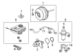 Chevy Brake Booster Vacuum Pump Diagram - 22990902