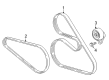 Cadillac CT6 Serpentine Belt Diagram - 12652763