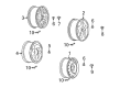 Pontiac Bonneville Spare Wheel Diagram - 9594194