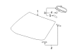 Chevy Windshield Diagram - 25996277