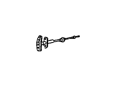Chevy Celebrity Hood Release Cable - 20435166